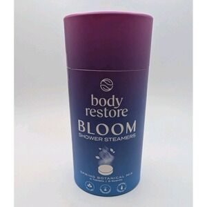 Body Restore Bloom Shower Steamers Spring Botanicals Scents 6 Tablets 5.3 oz New